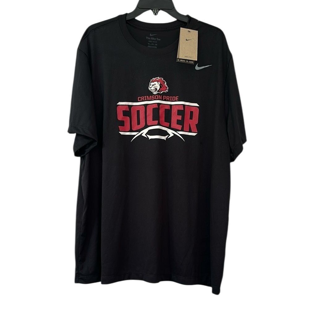NIKE Indiana University Soccer Graphic T-Shirt NEW 3XL Crimson Pride IU Hoosiers